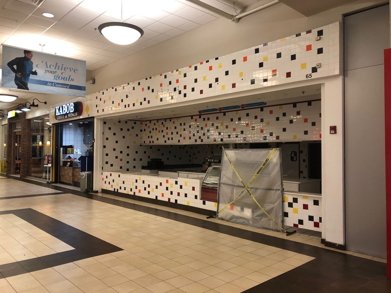 Vacant cookie store